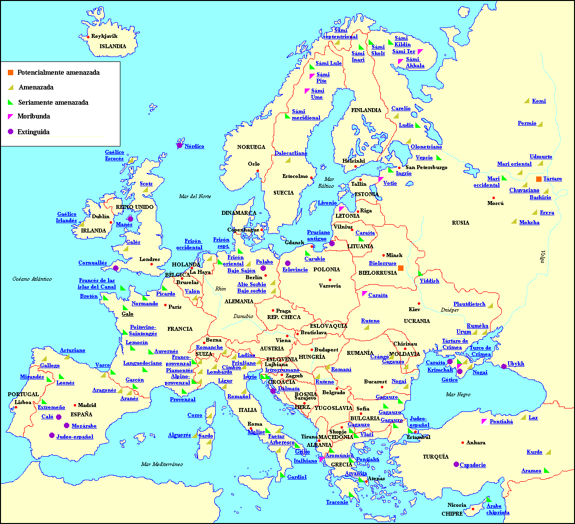 Tours Por Europa Mapa
