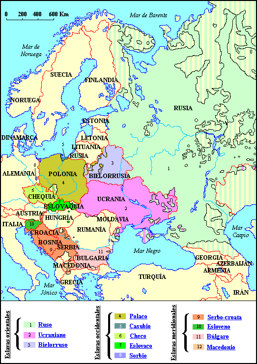 Mapa europa polonia ucrania