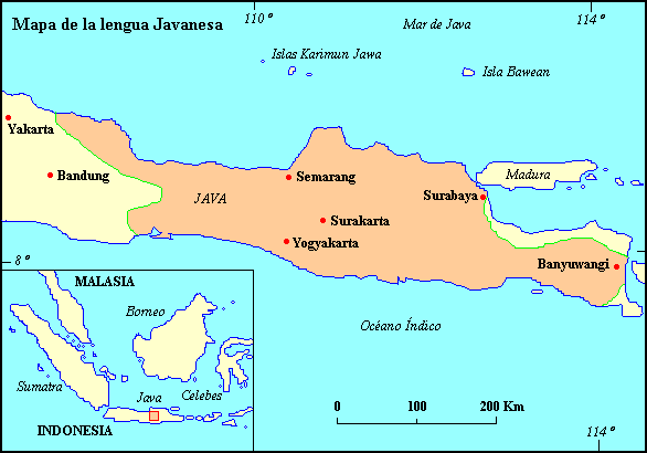 Resultado de imagen para Javaneses ubicacion